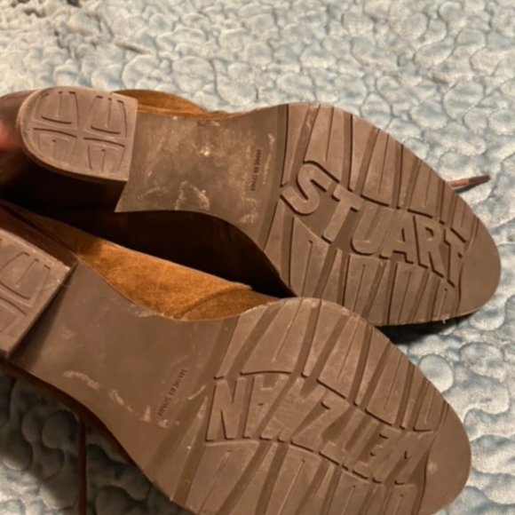 Stuart Weitzman ankle boot, Size 7, Brown suede - Picture 5 of 7